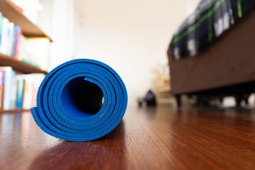 Rolled up Yoga mat