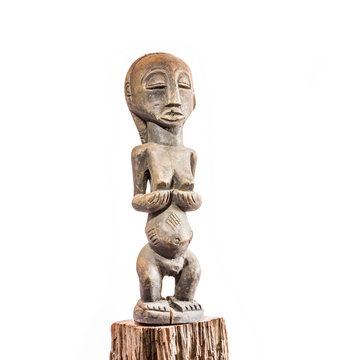 African ethnic wood carving from FANG ethnic  - GABON