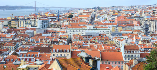 Naklejka na ściany i meble Lisbon capital of Portugal