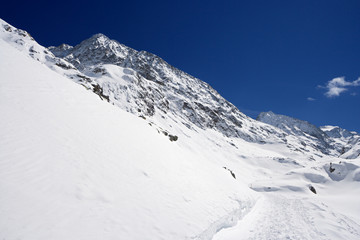Fototapeta na wymiar Winter Mountains, Austria