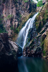 long exposure of waterfall