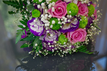 Beautiful wedding bouquet 