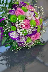 Beautiful wedding bouquet 