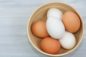 eggs in a bowl