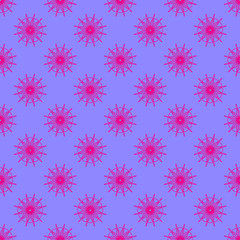 Abstract pattern on the violet background