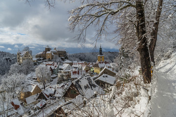Winter in Hohnstein