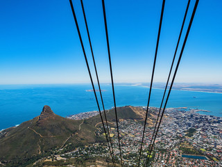Fototapeta premium Cape Town's Table Mountain, Lions head