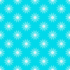 Abstract pattern on the cyan background