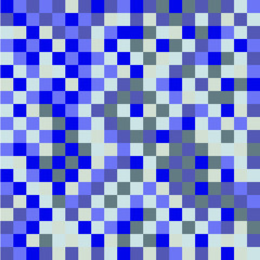 Colorful vector pattern with different shapes objects. Texture background for textile, print, paper, fabric background, wallpaper