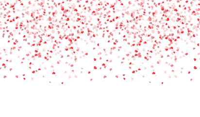 seamless confetti hearts background