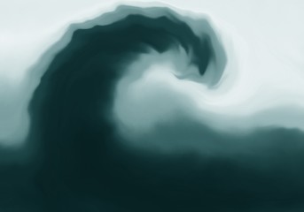 Watercolor wave 