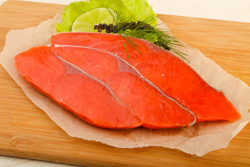 Salted salmon