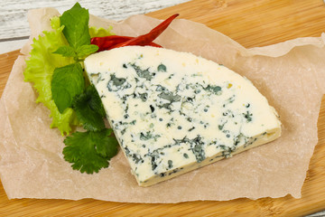 Blue cheese slice