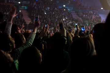 people at the live music concert