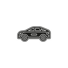 Simple Car Vector Icon