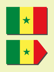 Senegal national flag 
