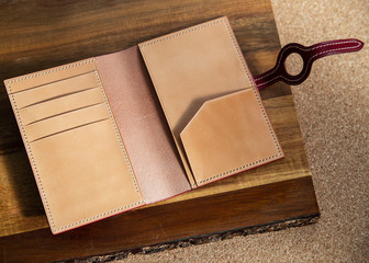 leather goods, handmade wallet 
