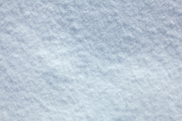 background of fresh snow