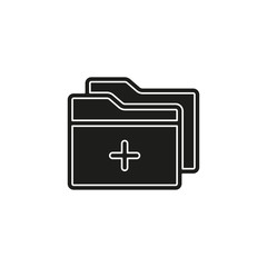Simple Add Folder Vector Icon