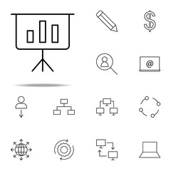 statistics icon. business icons universal set for web and mobile