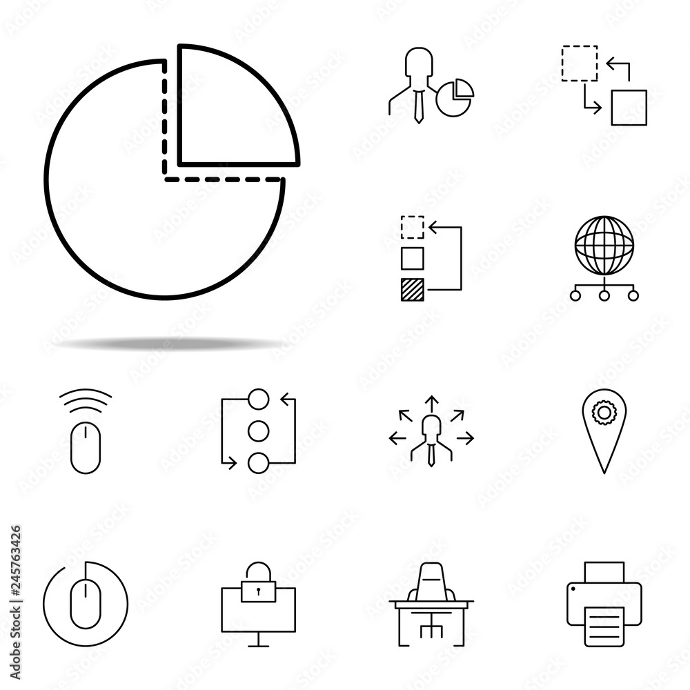 Aufkleber given information icon. business icons universal set for web and mobile