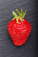 ripe strawberry close up