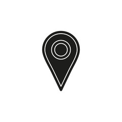 map pointer, map pin, map icon - arrow pin, compass location