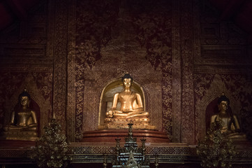 Goldene Buddhas