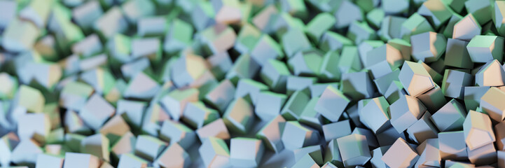 Obraz premium Infinite homes background, original 3d rendering