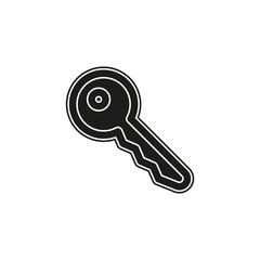 Key icon - vector key symbol. protection and security sign - vector lock symbol