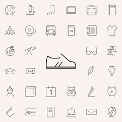 footwear icon. school icons universal set for web and mobile