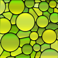abstract vector stained-glass mosaic background