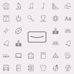 email icon. school icons universal set for web and mobile