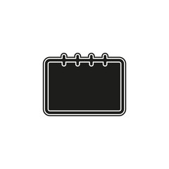 vector empty calendar icon, calendar symbol, event icon