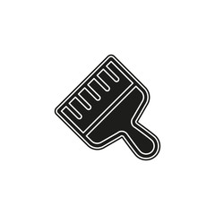 vector painting brush illustration isolated