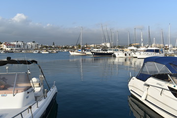 Fototapeta premium Boats in a Marina
