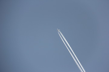 plane in the sky