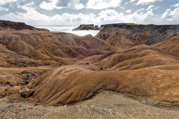 Savane des Petrifications (Petrified wood land) in Sainte-Anne, Martinique FWI