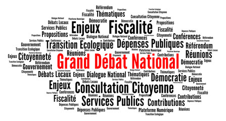 Grand débat national nuage de mots