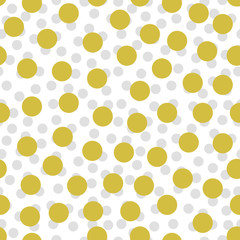 Abstract seamless pattern with randomly dots. Abstract background with little circles. Vector illustration.