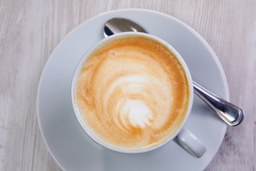 cup of cappuccino