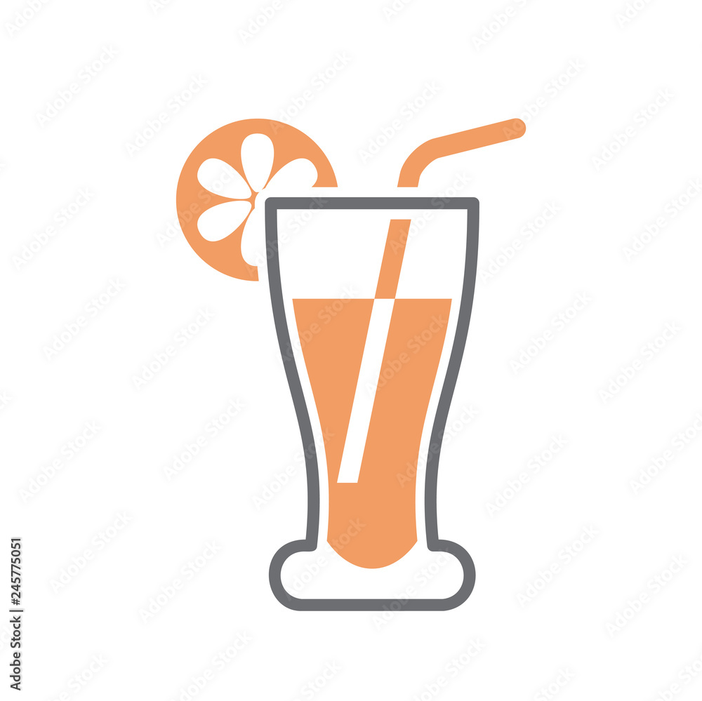Poster Beverage icon on white background for graphic and web design, Modern simple vector sign. Internet concept. Trendy symbol for website design web button or mobile app