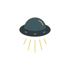 Ufo, spaceship colored icon. Element of space illustration. Signs and symbols icon can be used for web, logo, mobile app, UI, UX