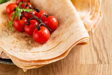 pita bread with spice