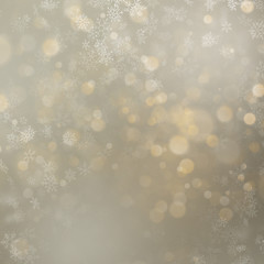 Christmas and New Year abstract golden holiday bokeh effect. EPS 10