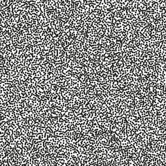 Pointillism high density seamless dots pattern. Abstract monochrome halftone. Just drop to swatches and enjoy EPS 10