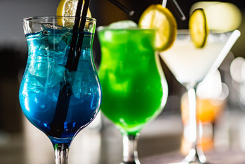 cocktail in the bar