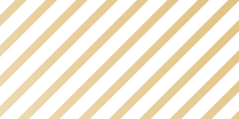Christmas Holiday Golden Seamless Pattern - Gold and White Striped Background