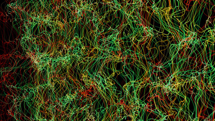 Background with color lines. Different shades and thickness.