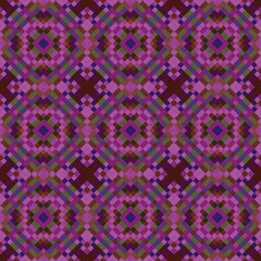 Seamless pattern background from a variety of multicolored squares.